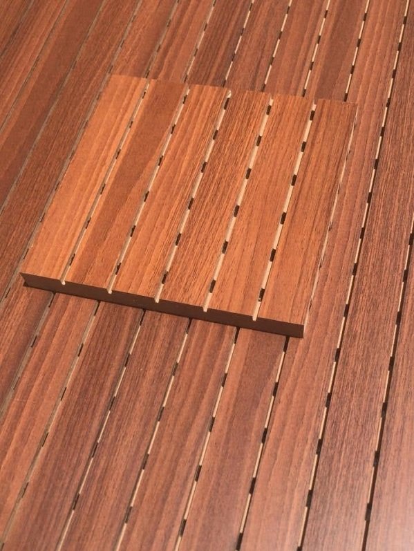 Grooved Wooden Slats